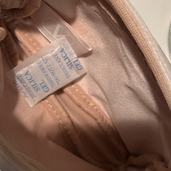 ✨ Valentino Blush Nude Velvet Petite Pochette Wristlet Bag - Authentic NEW - Picture 6 of 6